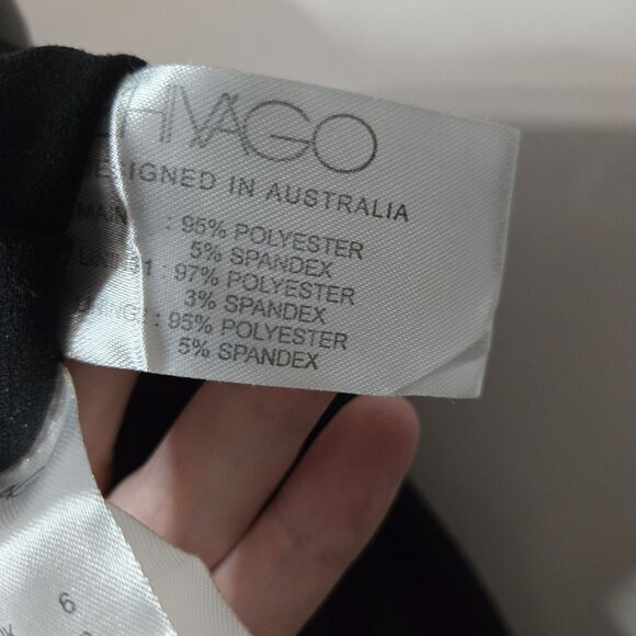 Zhivago  Black Sweetheart Neck Bodycon Front Slit Cocktail Dress 2 - Picture 8 of 10